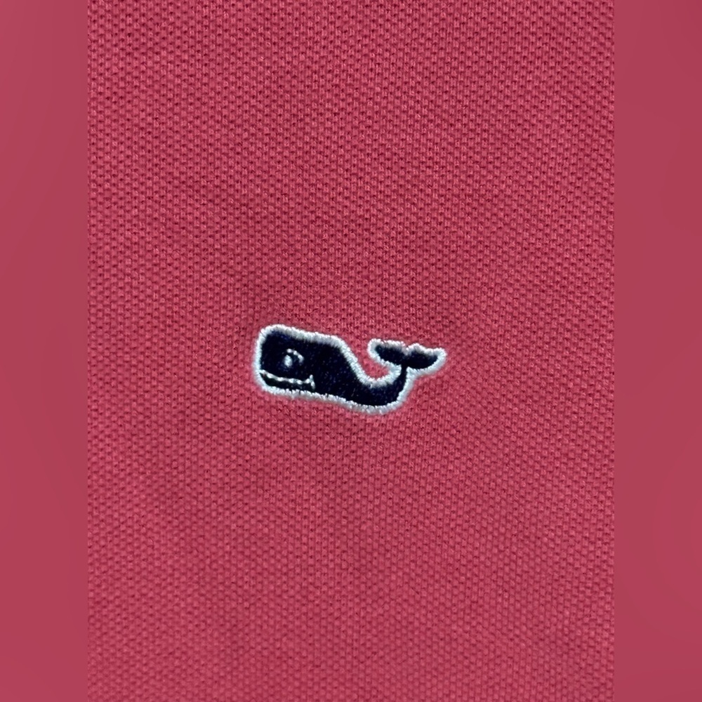 Vineyard Vines Men's Polo in Bright Pink Size Large - Picture 3 of 6